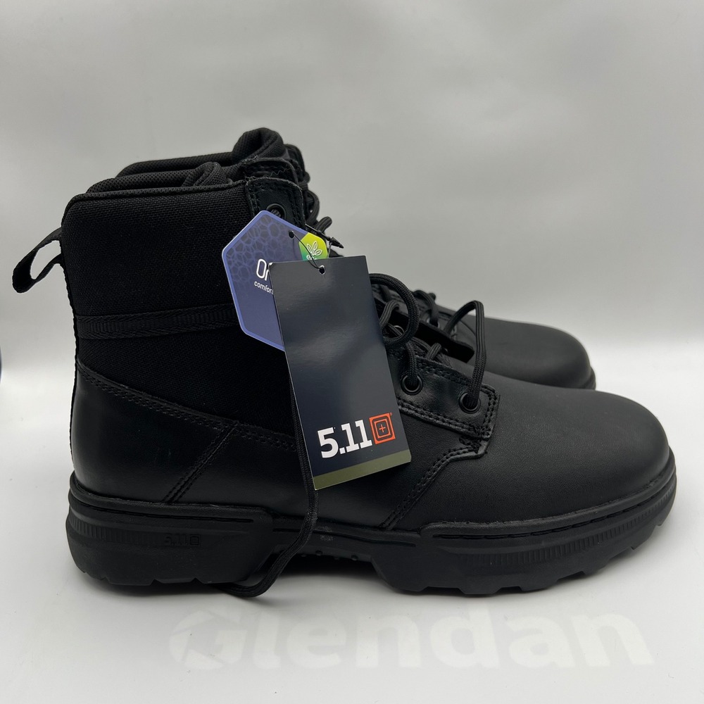 5.11 Tactical Speed 4.0 6 Boot Mens 11 Black Leather Nylon Slip Oil Resistant